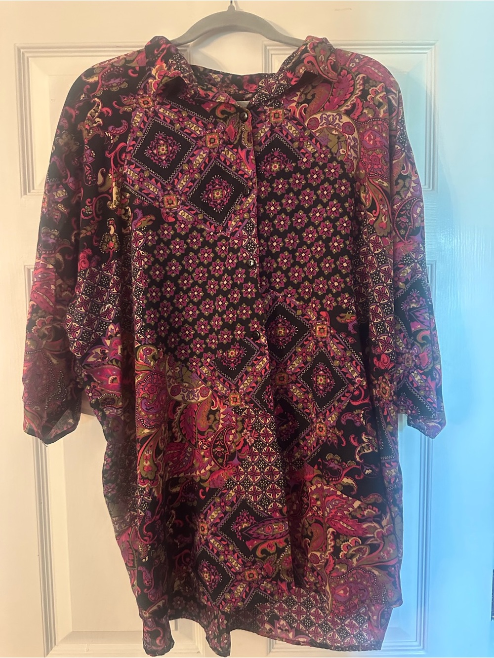 90s flowy button down blouse (LA Dreaming)